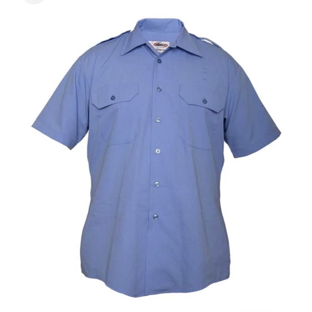 Elbeco Men's Medium Blue Poly/Cotton First Responder Professional Performance Un